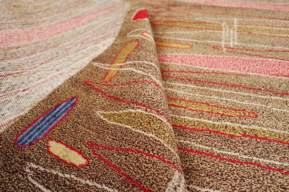 Vintage Turkish Art Deco Style Carpet, No.16525 - Gsblank