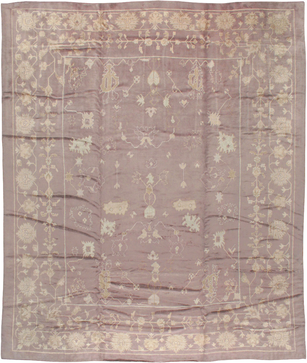 Antique Turkish Oushak Rug, No.16554 - Gsblank