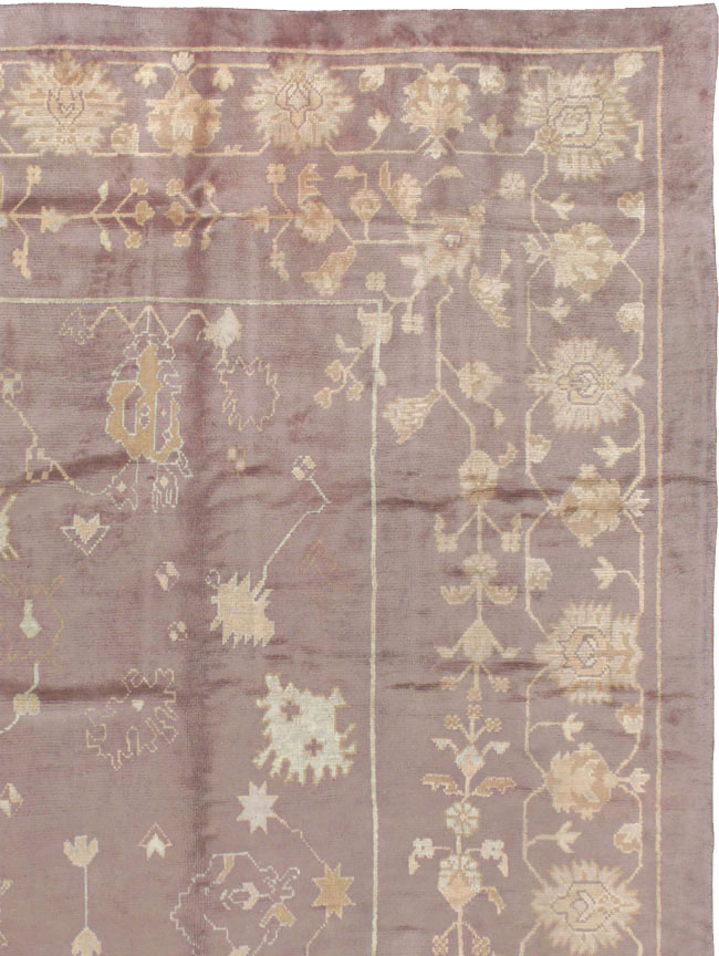 Antique Turkish Oushak Rug, No.16554 - Gsblank