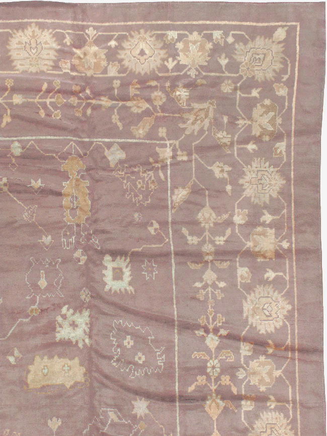 Antique Turkish Oushak Rug, No.16554 - Gsblank