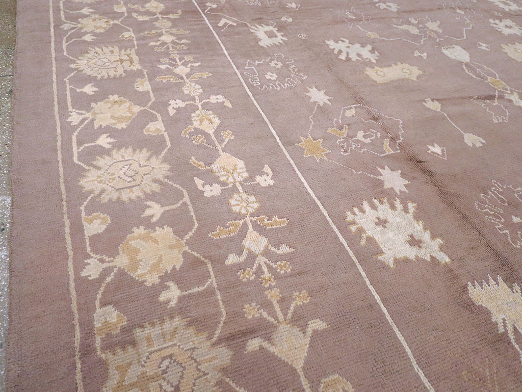 Antique Turkish Oushak Rug, No.16554 - Gsblank