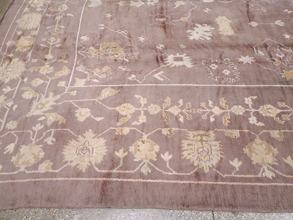 Antique Turkish Oushak Rug, No.16554 - Gsblank