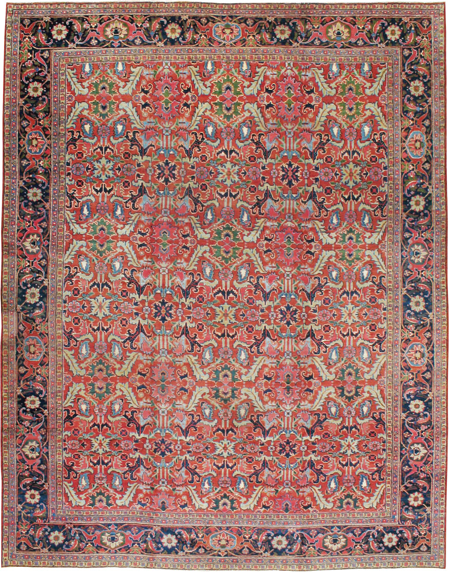 Antique Persian Heriz Carpet, No.16563 - Gsblank