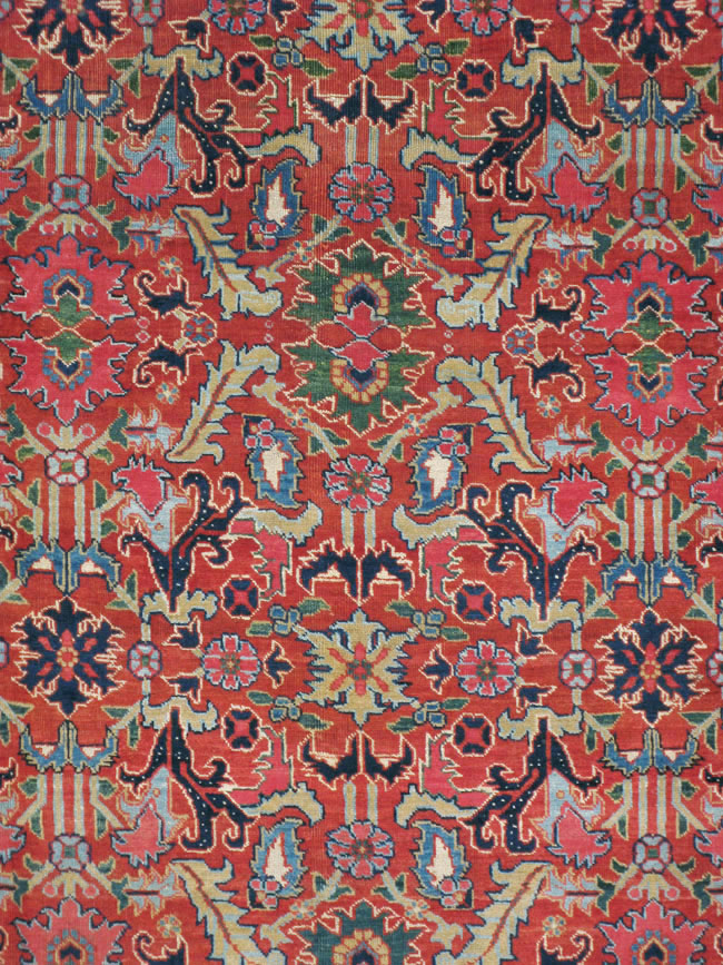 Antique Persian Heriz Carpet, No.16563 - Gsblank
