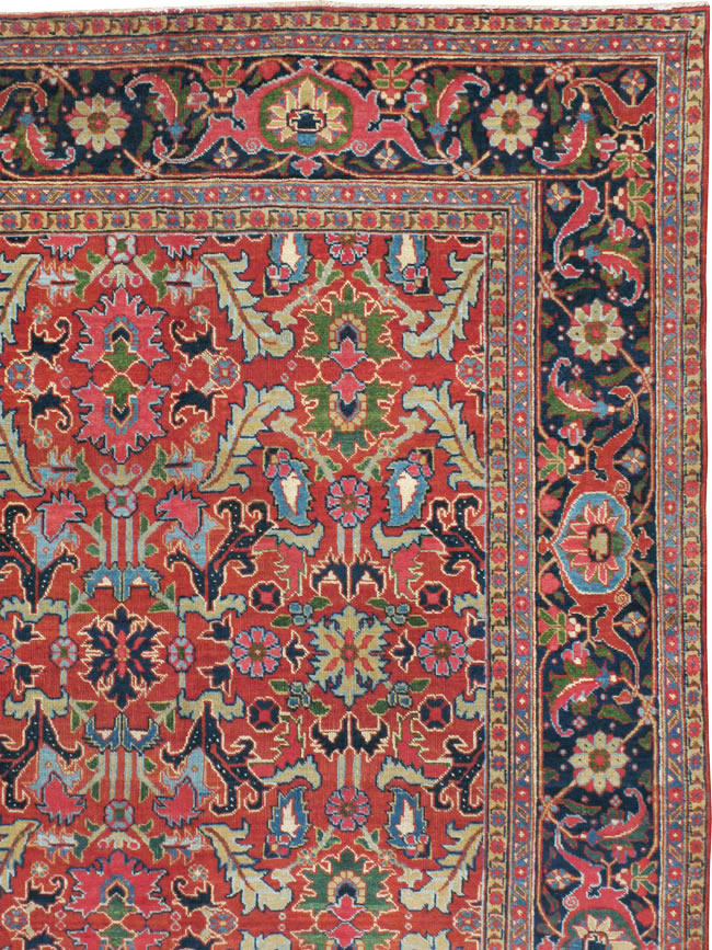 Antique Persian Heriz Carpet, No.16563 - Gsblank