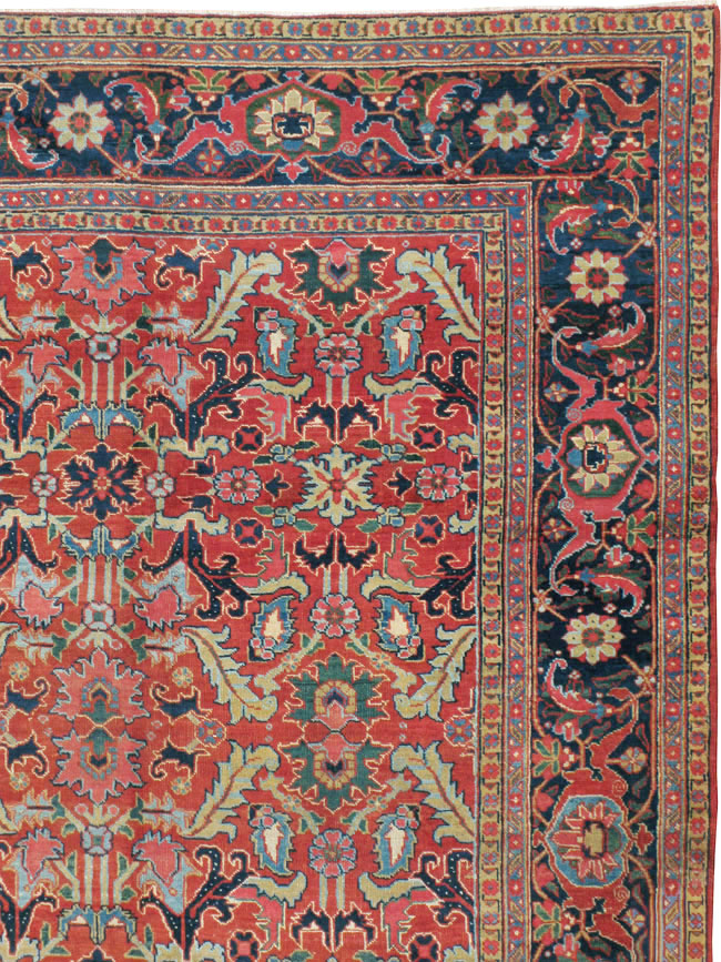 Antique Persian Heriz Carpet, No.16563 - Gsblank