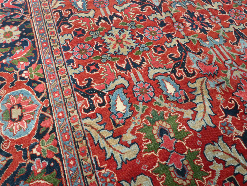 Antique Persian Heriz Carpet, No.16563 - Gsblank