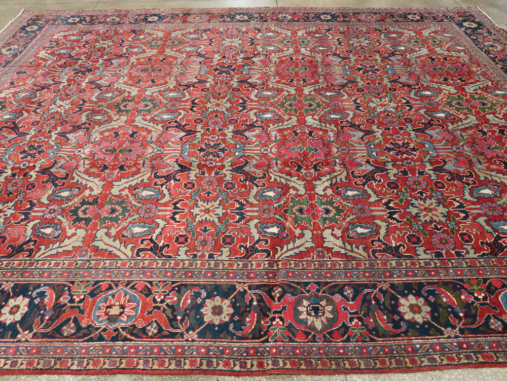 Antique Persian Heriz Carpet, No.16563 - Gsblank