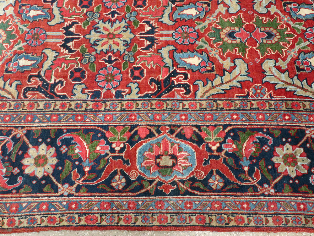 Antique Persian Heriz Carpet, No.16563 - Gsblank