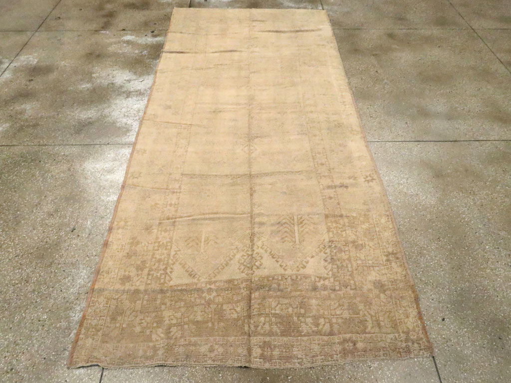 Antique Turkish Oushak Gallery Rug, No.16567 - Gsblank