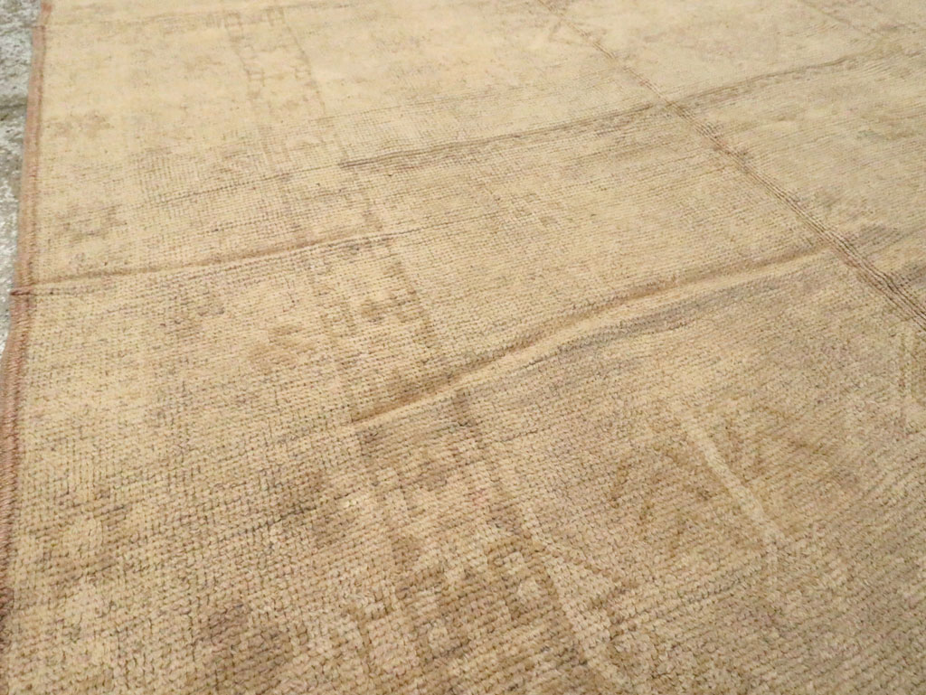 Antique Turkish Oushak Gallery Rug, No.16567 - Gsblank