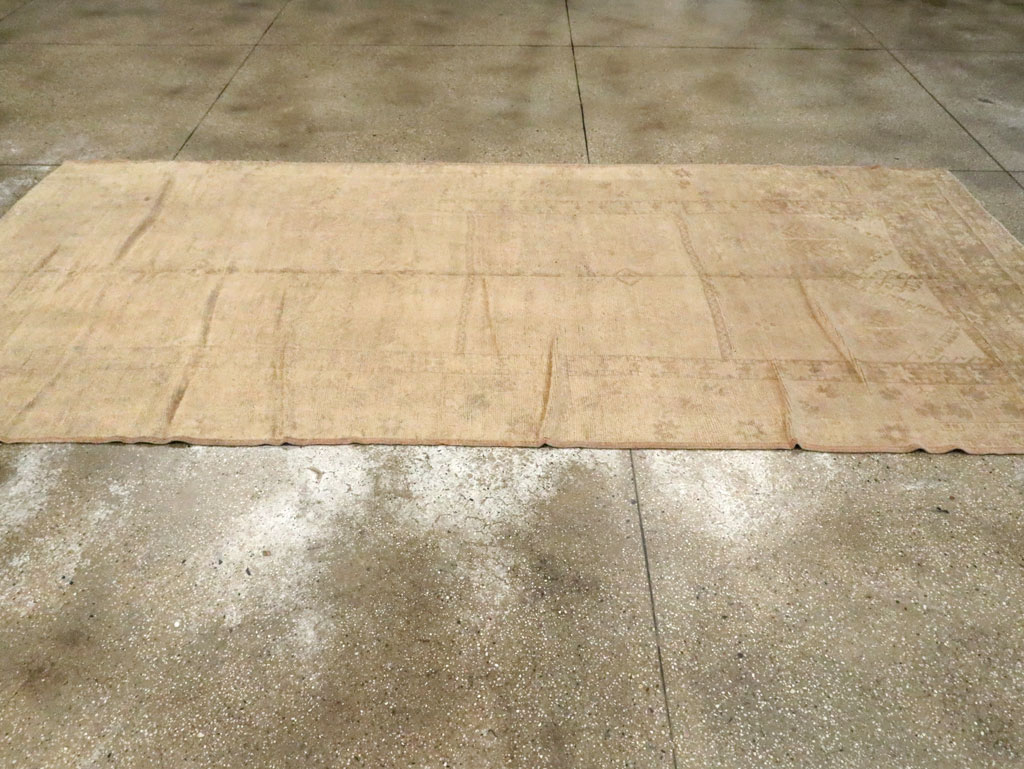 Antique Turkish Oushak Gallery Rug, No.16567 - Gsblank