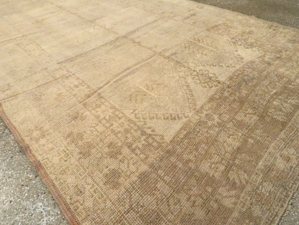 Antique Turkish Oushak Gallery Rug, No.16567 - Gsblank