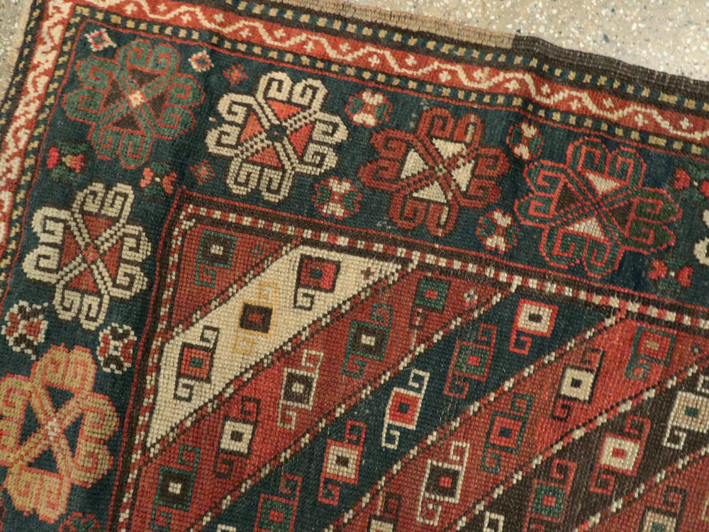 Antique Caucasian Kazak Rug, No.16583 - Gsblank