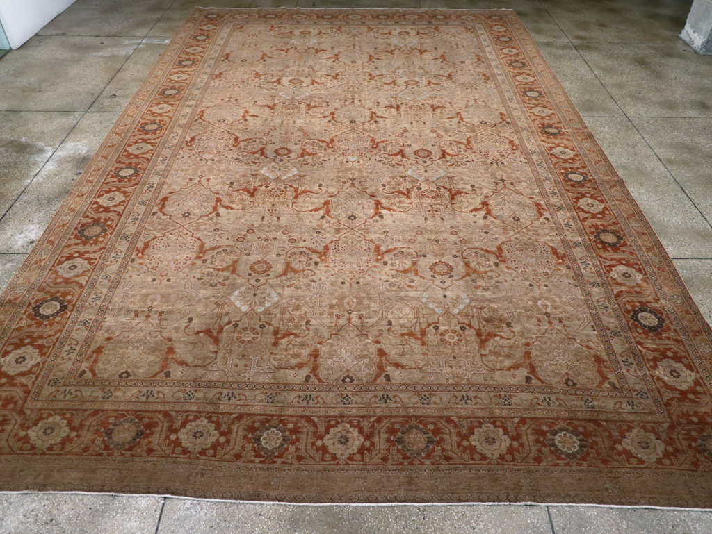 Antique Persian Tabriz Oversize Carpet, No.16613 - Gsblank