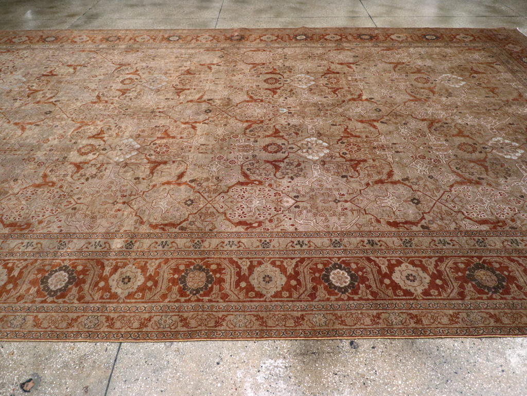 Antique Persian Tabriz Oversize Carpet, No.16613 - Gsblank