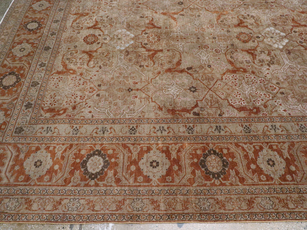 Antique Persian Tabriz Oversize Carpet, No.16613 - Gsblank
