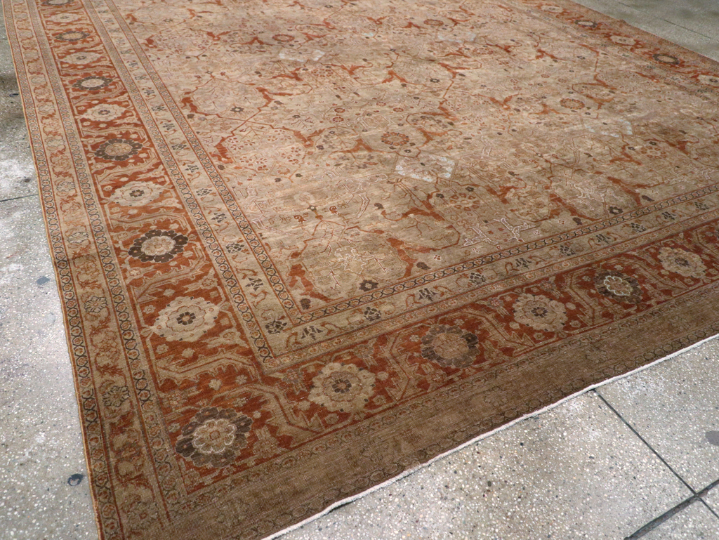 Antique Persian Tabriz Oversize Carpet, No.16613 - Gsblank