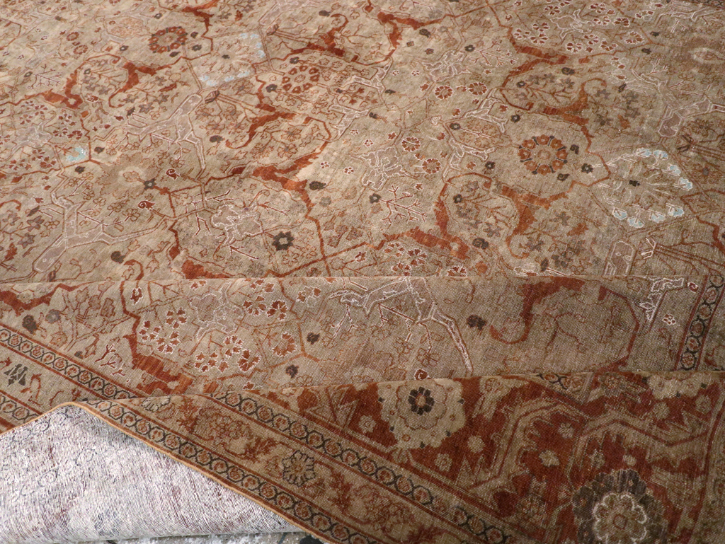 Antique Persian Tabriz Oversize Carpet, No.16613 - Gsblank