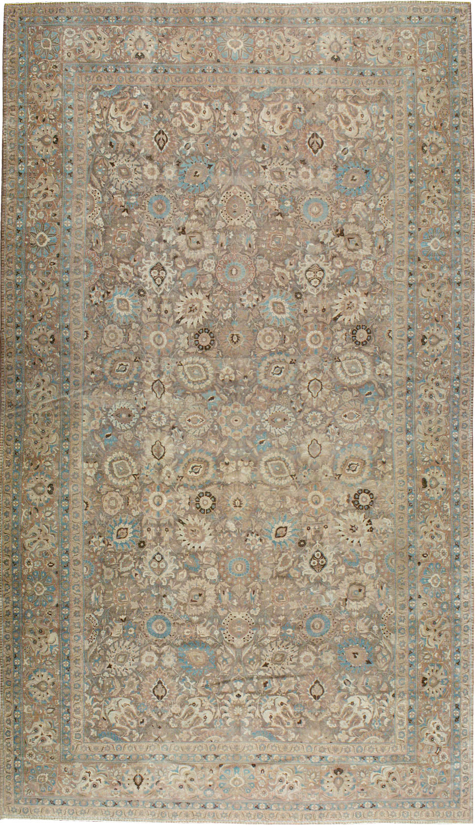 Antique Persian Tabriz Carpet, No.16616 - Gsblank