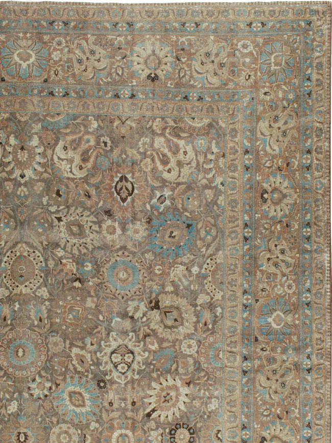 Antique Persian Tabriz Carpet, No.16616 - Gsblank