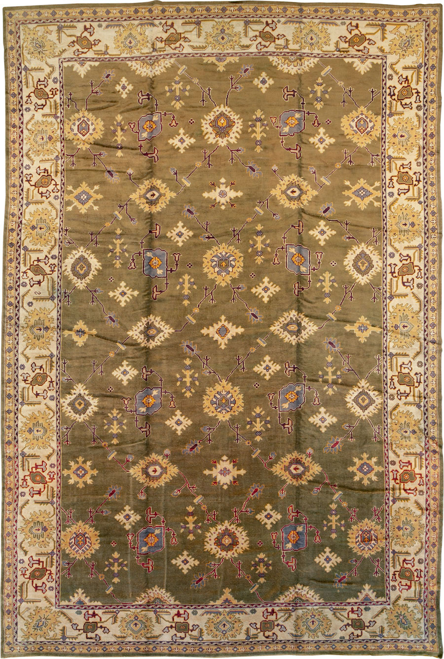 Antique Turkish Oushak Oversize Carpet, No.16629 - Gsblank