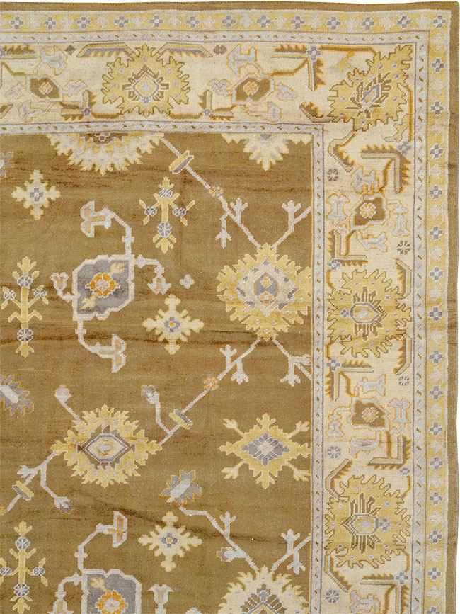 Antique Turkish Oushak Oversize Carpet, No.16629 - Gsblank