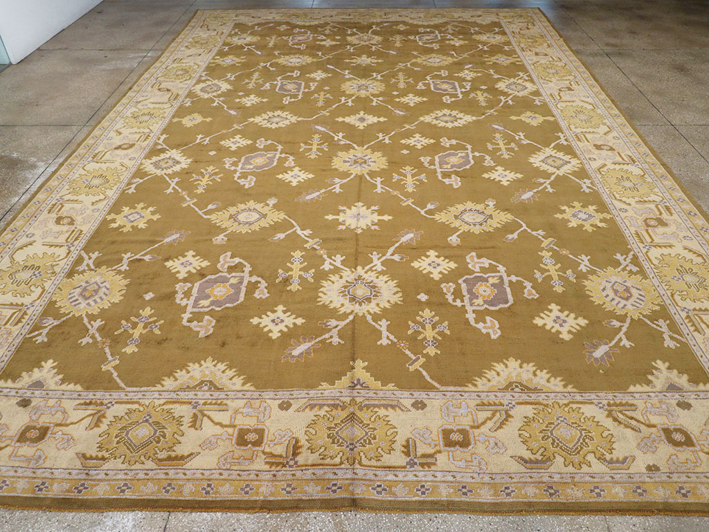 Antique Turkish Oushak Oversize Carpet, No.16629 - Gsblank
