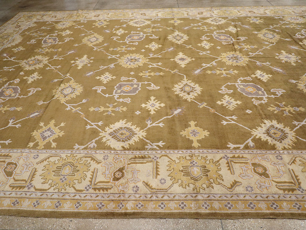 Antique Turkish Oushak Oversize Carpet, No.16629 - Gsblank