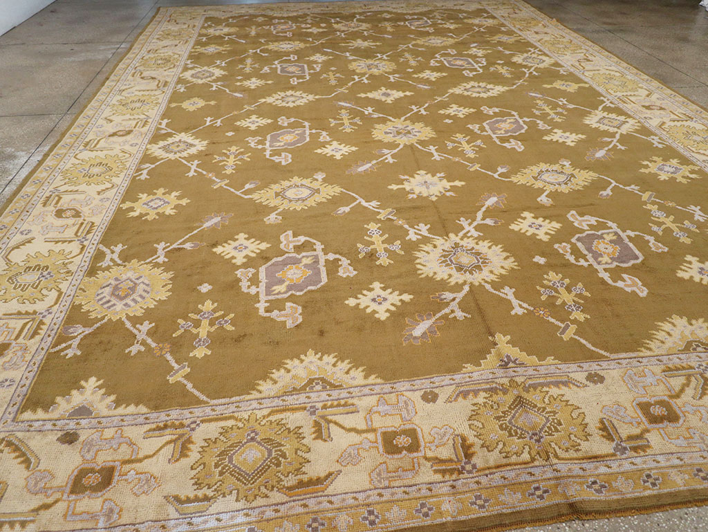 Antique Turkish Oushak Oversize Carpet, No.16629 - Gsblank