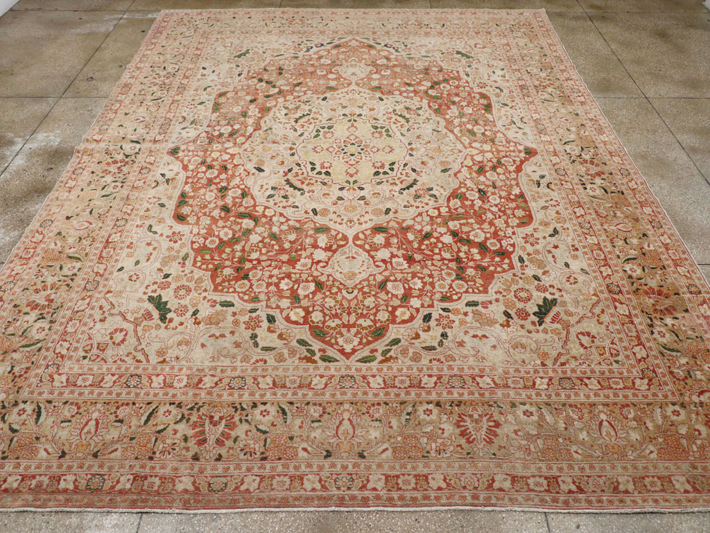 Antique Persian Tabriz Carpet, No.16633 - Gsblank