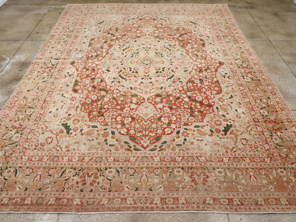 Antique Persian Tabriz Carpet, No.16633 - Gsblank