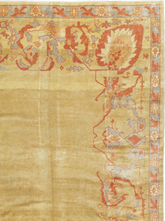 Modern Turkish Oushak Carpet, No.16634 - Gsblank