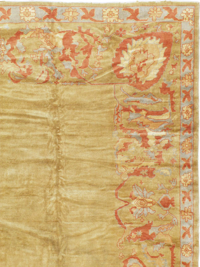 Modern Turkish Oushak Carpet, No.16634 - Gsblank