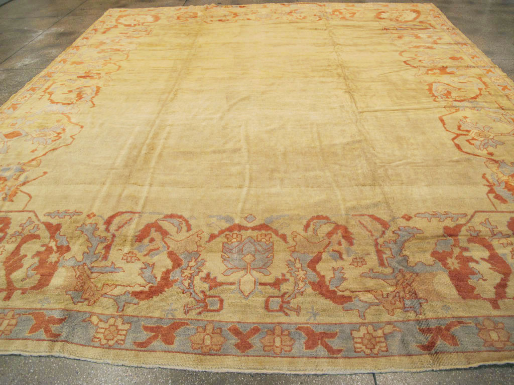 Modern Turkish Oushak Carpet, No.16634 - Gsblank