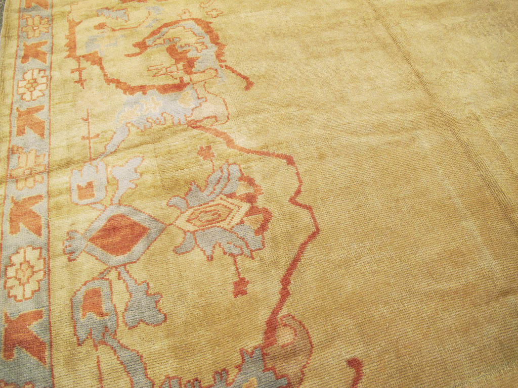 Modern Turkish Oushak Carpet, No.16634 - Gsblank