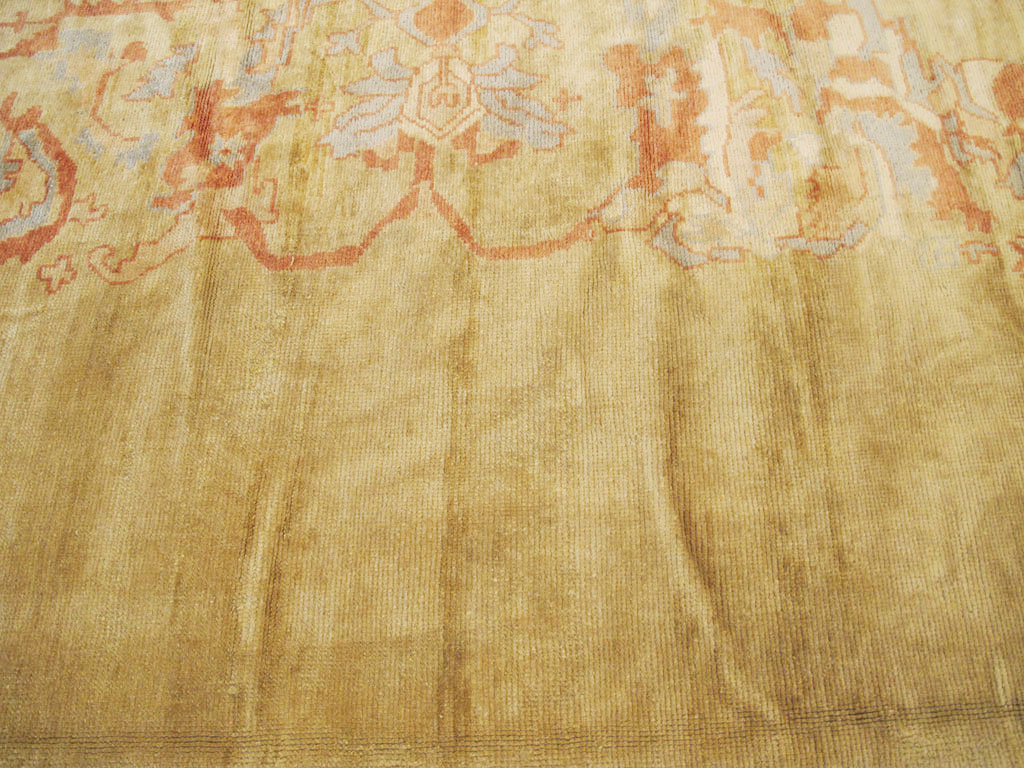 Modern Turkish Oushak Carpet, No.16634 - Gsblank