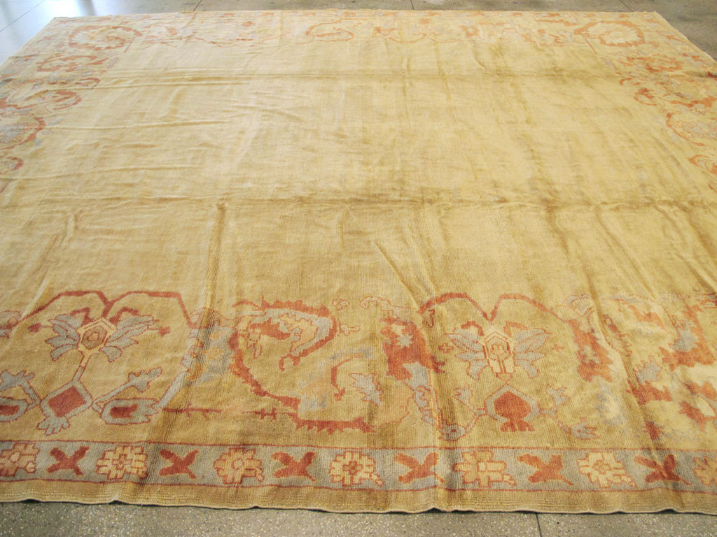 Modern Turkish Oushak Carpet, No.16634 - Gsblank