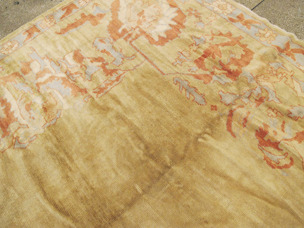 Modern Turkish Oushak Carpet, No.16634 - Gsblank