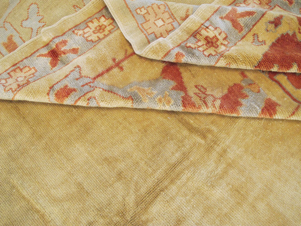 Modern Turkish Oushak Carpet, No.16634 - Gsblank