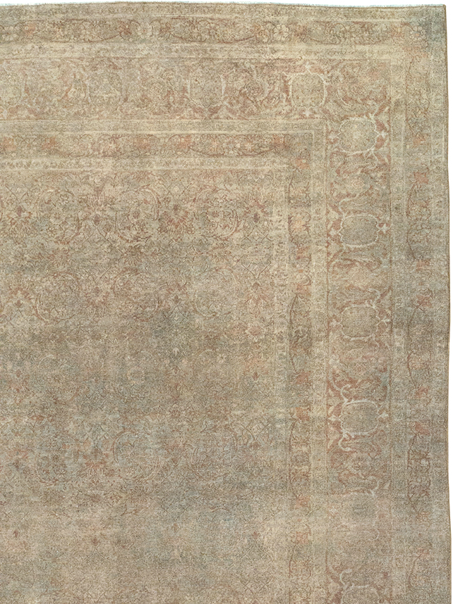 Antique Persian Lavar Kerman Oversize Carpet, No.16668 - Gsblank