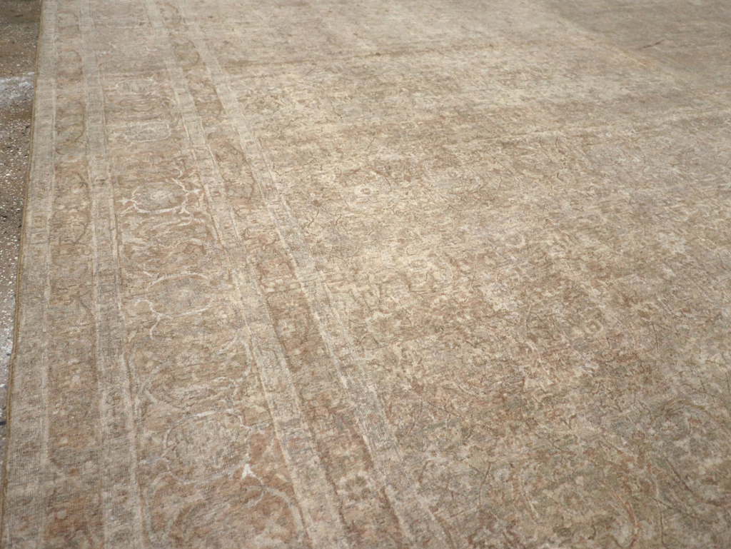 Antique Persian Lavar Kerman Oversize Carpet, No.16668 - Gsblank