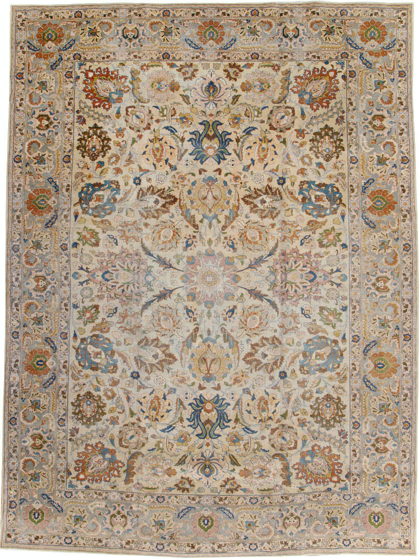 Antique Persian Tabriz Carpet, No.16672 - Gsblank