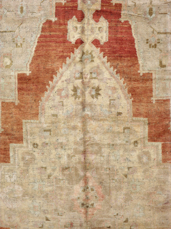 Antique Turkish Oushak Carpet, No.16688 - Gsblank