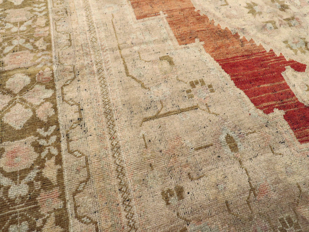 Antique Turkish Oushak Carpet, No.16688 - Gsblank