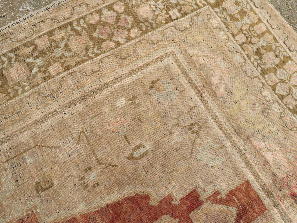Antique Turkish Oushak Carpet, No.16688 - Gsblank