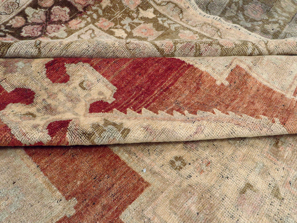 Antique Turkish Oushak Carpet, No.16688 - Gsblank