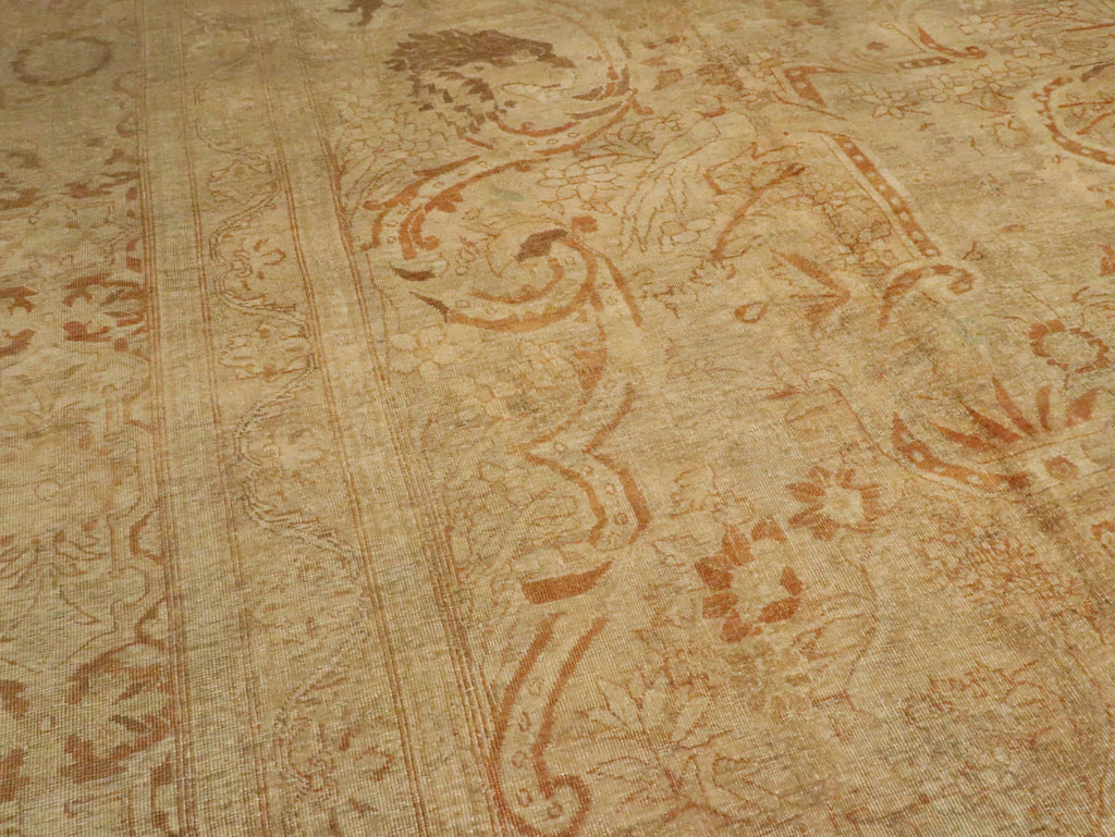 Antique Persian Mashad Carpet, No.16734 - Gsblank