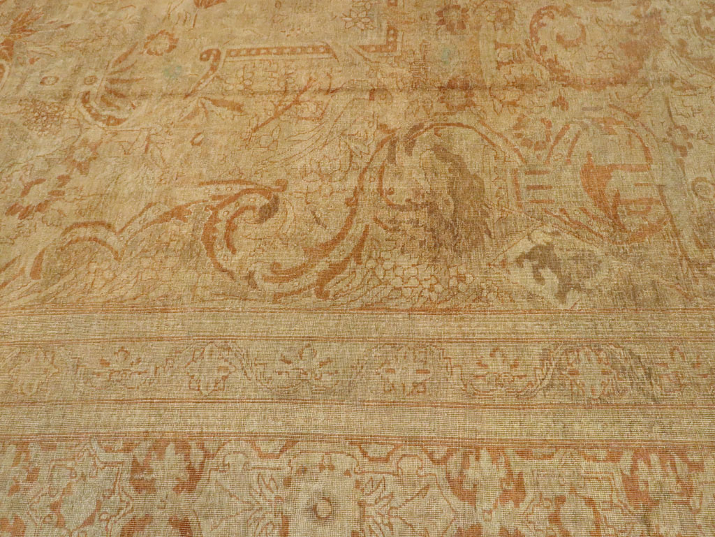 Antique Persian Mashad Carpet, No.16734 - Gsblank