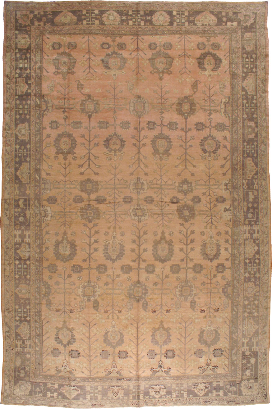 Antique Turkish Oushak Carpet, No.16804 - Gsblank